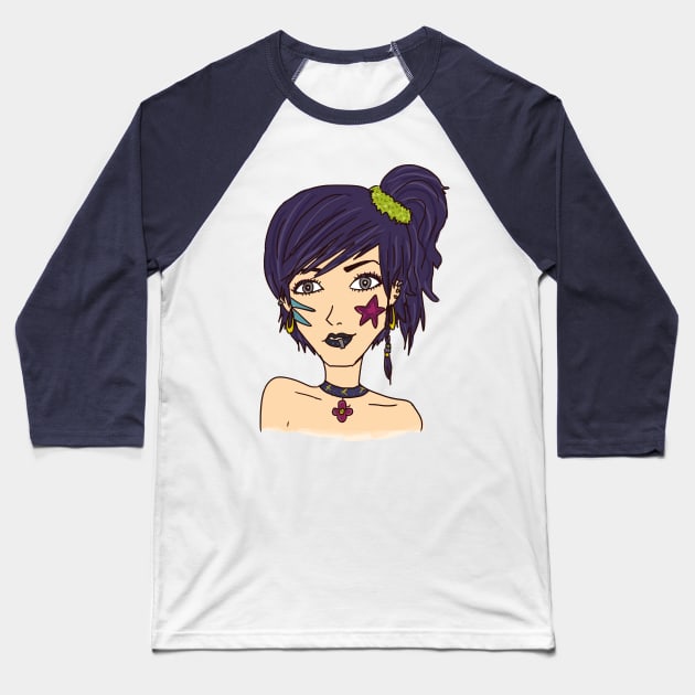 Starla Anne Baseball T-Shirt by kaela